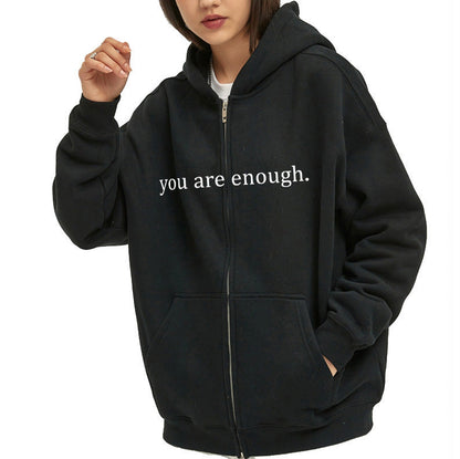Emotional Zipper Hoodie